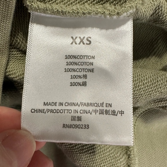 Fear Of God Essentials Women’s Sea Foam 3/4 Sleeve 1977 Hoodie XXS Oversized - Picture 3 of 5